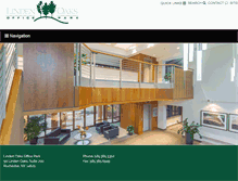 Tablet Screenshot of lindenoaks.com